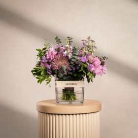 Violet Garden Square Vase