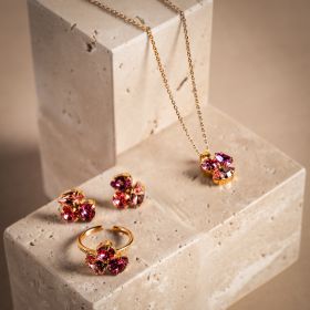 Caroline Svedbom  Jewelry Ana Dark Rose Set