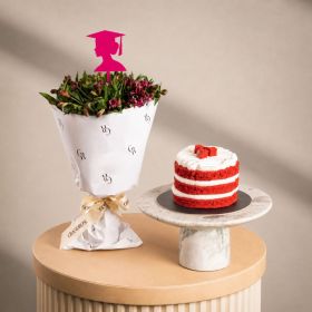 Grad Success Story Mini Red Velvet Cake