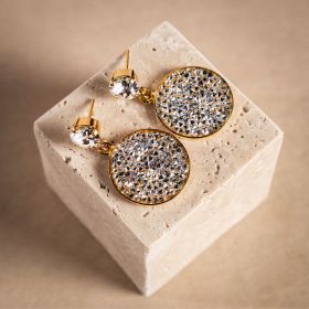 Caroline Svedbom Chloe Rocks Crystal Earrings