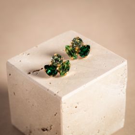 Caroline Svedbom Ana Earrings – Majestic Green